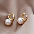 Elegant Pearl Drops – Brincos de Pérola Simulada para Mulheres